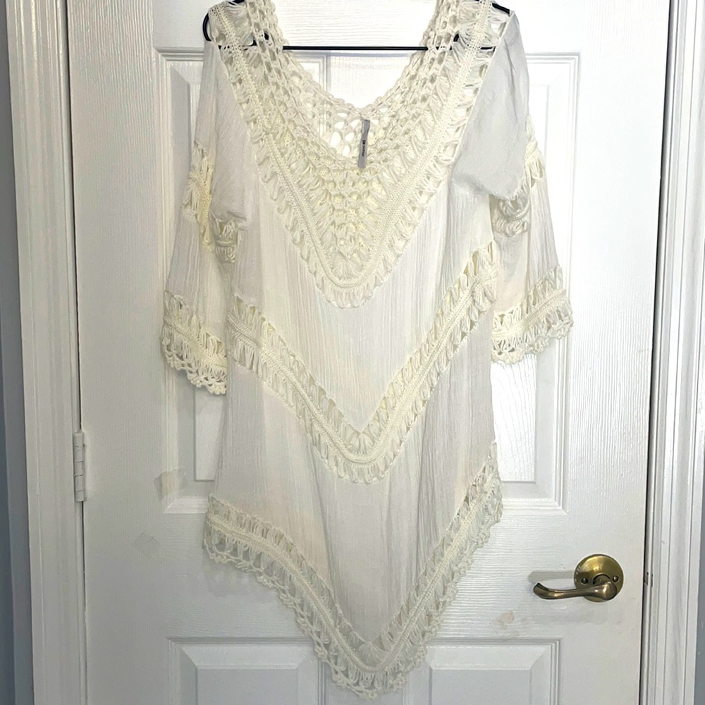 Paradise Crochet Swim Cover-Up